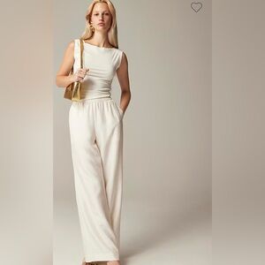 J. Crew Stratus Pant in Textured Satin NWT